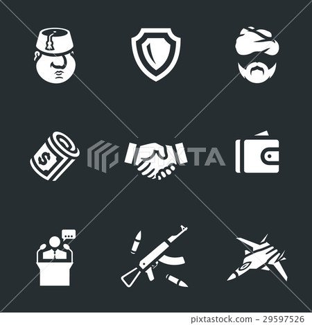Vector Set of Turkey Icons. Vector Set of Turkey Icons. 29597526