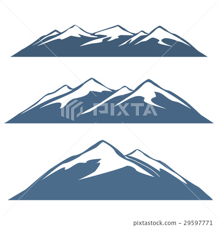 A set of mountain ranges A set of mountain ranges 29597771