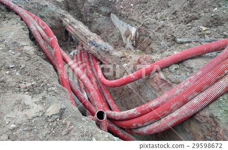 Underground utility and services pipe Underground utility and services pipe 29598672
