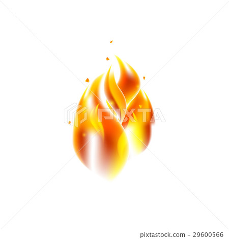 Fire Flame over White Fire Flame over White 29600566