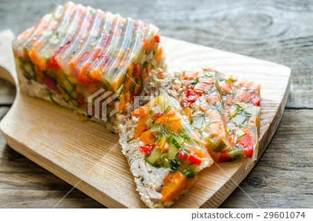 Chicken galantine with vegetables Chicken galantine with vegetables 29601074