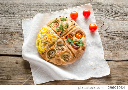 Homemade Four-Section Focaccia 29601084