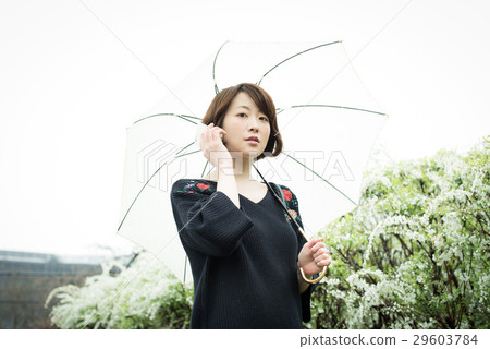 雨傘婦女 29603784