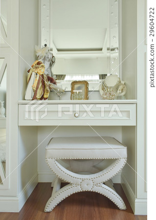 Classic white color dressing table Classic white color dressing table 29604722