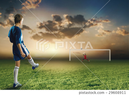 Football goal Football goal 29608911