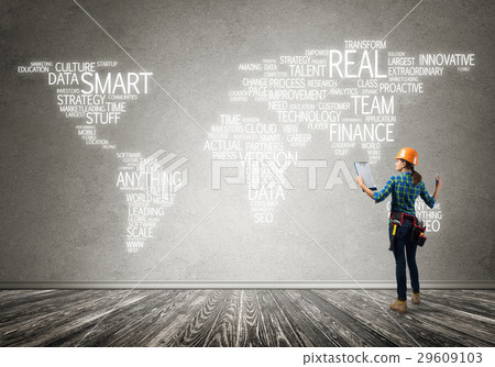 Construction concept and globalization Construction concept and globalization 29609103