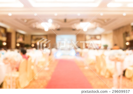 Abstract blur wedding hall Abstract blur wedding hall 29609937