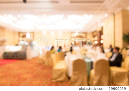Abstract blur wedding hall Abstract blur wedding hall 29609939
