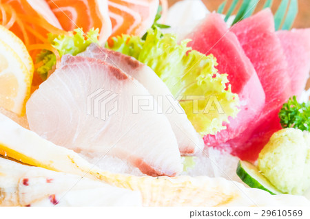 Raw and fresh sashimi 29610569