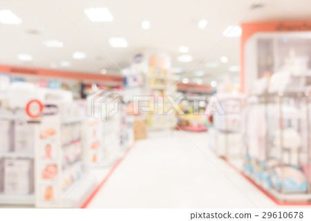 Blur shopping mall 29610678