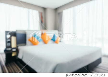 Abstract blur bedroom interior for background Abstract blur bedroom interior for background 29611351
