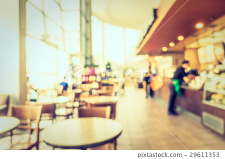 Abstract blur restaurant and coffee shop cafe Abstract blur restaurant and coffee shop cafe 29611353