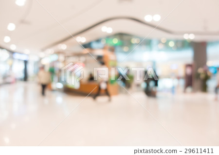 Abstract blur shopping mall and retail store 29611411