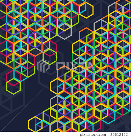 Colorful geometric backdrop 29612132