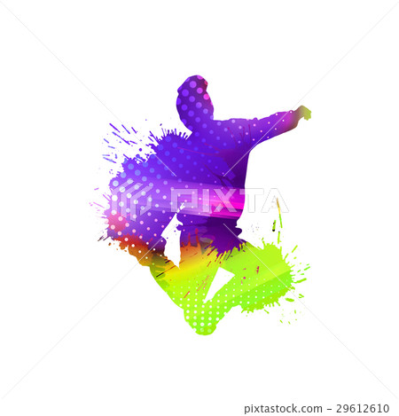 Dancer silhouette 29612610