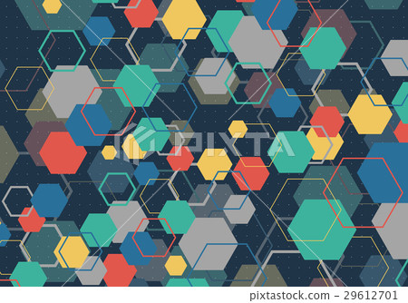 Colorful geometric backdrop 29612701