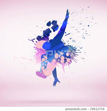 Dancer silhouette Dancer silhouette 29612738