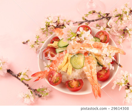Festive colorful scattered sushi Festive colorful scattered sushi 29614308