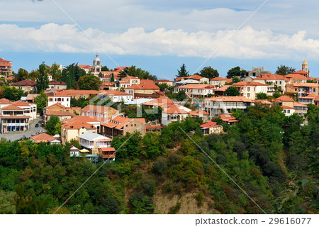 View of Signagi or Sighnaghi city. Georgia 29616077
