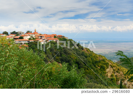 View of Signagi or Sighnaghi city. Georgia 29616080