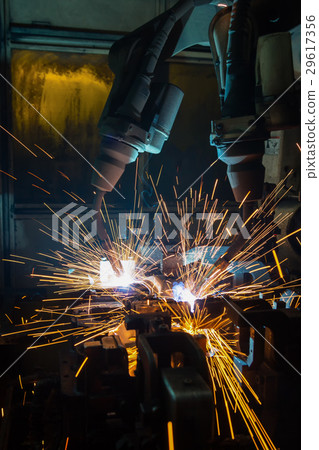 Robot welding automotive part 29617356
