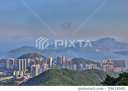 Aberdeen, Hong Kong view at the peak Aberdeen, Hong Kong view at the peak 29619360
