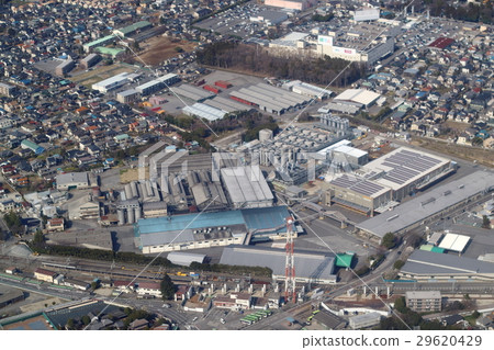 Noda-shi鳥瞰圖在東武野田線附近的 Noda-shi鳥瞰圖在東武野田線附近的 29620429