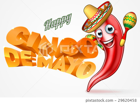 Cinco De Mayo Mexican Chilli Pepper Design Cinco De Mayo Mexican Chilli Pepper Design 29620458