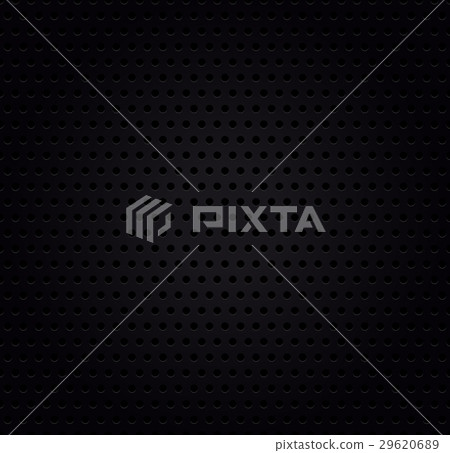 Metallic black perforated background 29620689