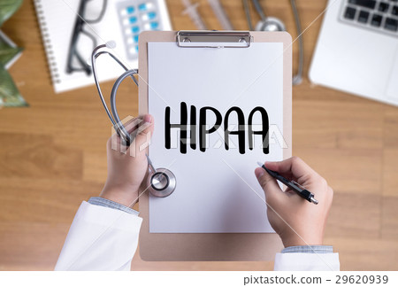 HIPAA Professional doctor use computer and all 29620939