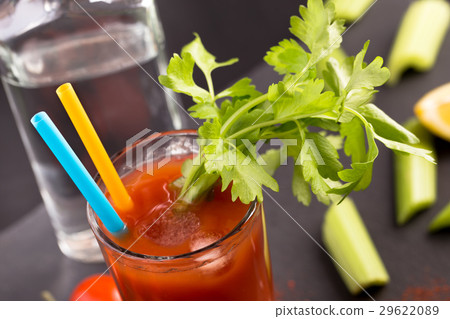 Bloody Mary cocktail closeup 29622089