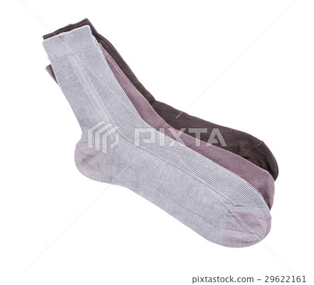 Gray socks isolated 29622161