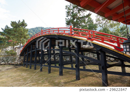 嚴島神社,宮島,廣島的反橋 嚴島神社,宮島,廣島的反橋 29622847