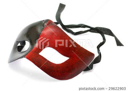 Read and black carnival mask 29622903