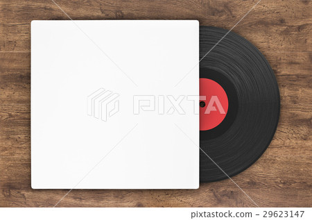 black vinyl record in paper case black vinyl record in paper case 29623147