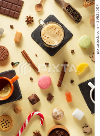 cup of coffee at abstract background cup of coffee at abstract background 29623507