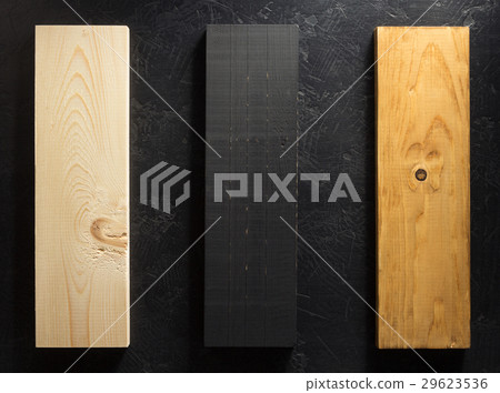 wooden board at black background wooden board at black background 29623536