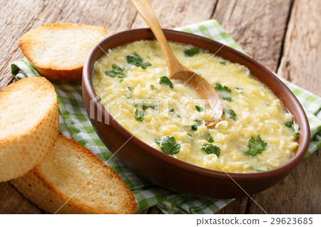 Children's egg cream soup stracciatella 29623685