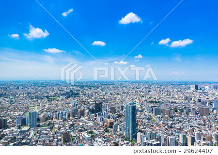 Tokyo city view from the Tokyo Metropolitan Government Tokyo city view from the Tokyo Metropolitan Government 29624407