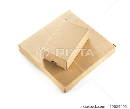 cardboard box isolated on white cardboard box isolated on white 29624493