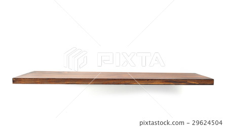 wooden shelf isolated on white wooden shelf isolated on white 29624504