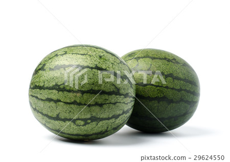 Watermelon fruit on white background Watermelon fruit on white background 29624550
