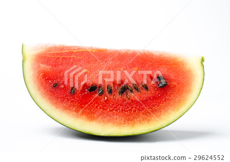 Sliced watermelon fruit on white background Sliced watermelon fruit on white background 29624552
