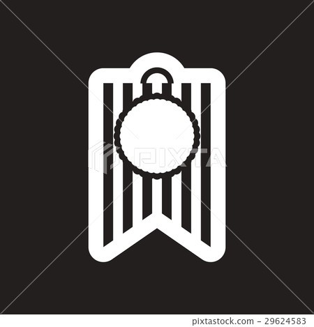 style black and white icon festive garland 29624583