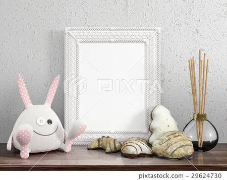 Mock up blank frame. 3d rendering Mock up blank frame. 3d rendering 29624730