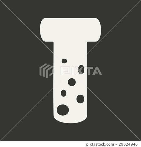 Flat in black and white mobile application flask 29624946