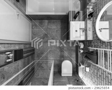 modern design of a bathroom 29625854