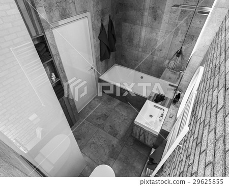 modern design of a bathroom 29625855