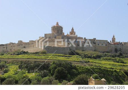 姆迪納鎮景觀馬耳他 姆迪納鎮景觀馬耳他 29628205