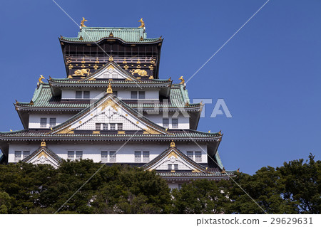 大阪城堡城堡塔 大阪城堡城堡塔 29629631